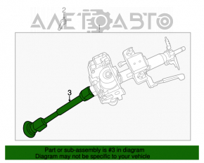 Рулевой карданчик Nissan Sentra 13-19 1.8