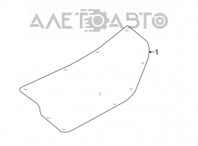 Capacul portbagajului Nissan Versa 12-19 SUA