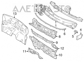 Suport stergator metalic Nissan Versa 12-19 SUA