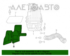 Receptor de aer Chrysler 200 11-14 2.4