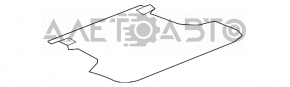 Capacul portbagajului Chrysler 200 11-14