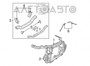 Bara de jos a televizorului Chrysler 200 11-14 pini