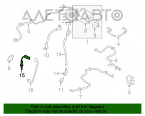 Sonda lambda față stânga Lincoln MKZ 13-16 3.7