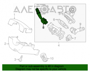 Comutatorul de sub volan din partea dreaptă pentru Ford Explorer 11-19