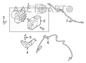 ABS ABS Ford Explorer 11-15, dotat cu radar de croazieră.