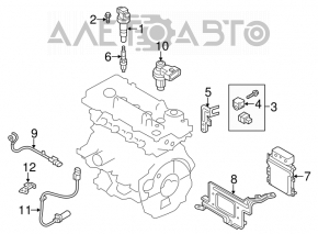 Блок ECU компьютер двигателя Hyundai Veloster 12-13 АКПП