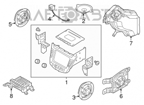 Subwoofer Hyundai Veloster 12-17