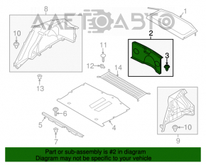 Capac portbagaj Hyundai Veloster 12-17 zgârii.