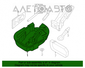 Пенопласт под инструмент Mini Cooper F56 3d 14-