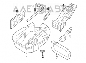 Пенопласт под инструмент Mini Cooper F56 3d 14-