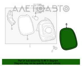 Cadru lămpii stânga Mini Cooper F56 3D 14- crom