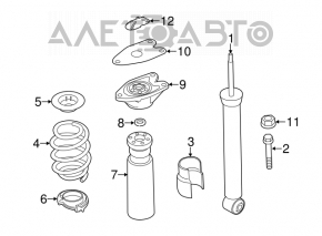 Amortizor spate dreapta Mini Cooper F56 3d 14-