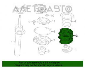 Arcul de suspensie din față stânga Mini Cooper F56 3d 14-