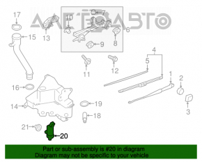 Motorul spălătorului de parbriz Subaru Impreza 17- GK