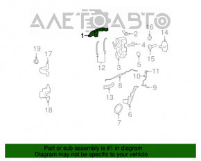 Mânerul ușii exterioare din față stânga Chrysler 200 11-14