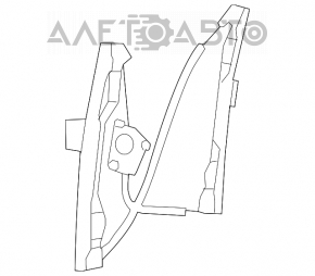 Geam electric cu motor fata dreapta Chrysler 200 11-14