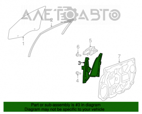 Geam electric cu motor fata dreapta Chrysler 200 11-14