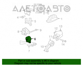 Pernele motorului din față Chrysler 200 11-14 2.4 4-viteze