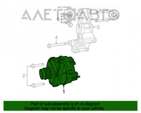 Генератор Chrysler 200 11-14 2.4