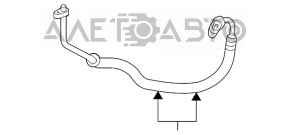 Compresorul de aer condiționat și încălzire pentru Chrysler 200 11-14