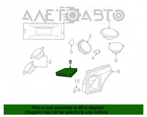 Amplificator radio Chrysler 200 11-14