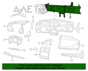 Tubul de subtorpilor pentru Chrysler 200 11-14