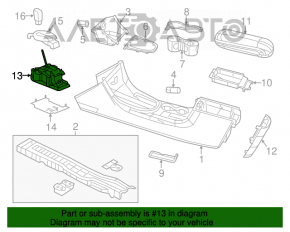 Шифтер КПП Chrysler 200 11-14 autostick