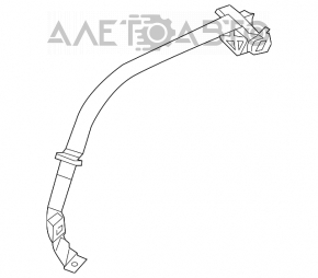 Centura de siguranță centrală spate Chrysler 200 11-14 bej