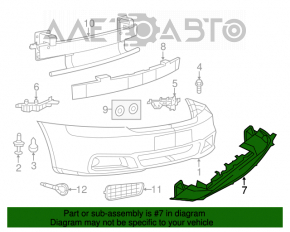 Защита переднего бампера Chrysler 200 11-14