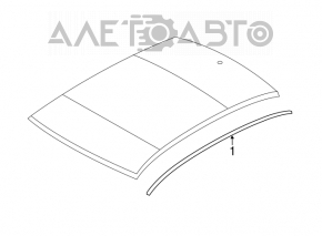 Capota dreapta a acoperisului Chrysler 200 4d 11-14