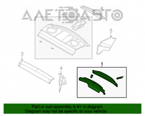 Задняя панель Chrysler 200 11-14