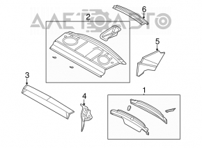 Задняя панель Chrysler 200 11-14