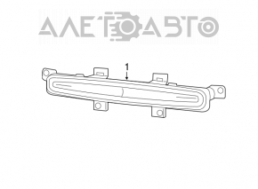 Стоп сигнал Chrysler 200 11-14