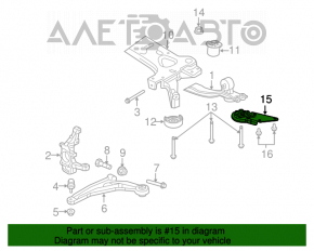 Bara de protecție față dreapta Chrysler 200 11-14