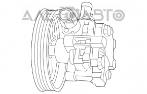 Насос ГУР Chrysler 200 11-14 2.4 6-speed