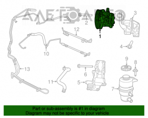 Pompa de direcție asistată Chrysler 200 11-14 2.4 6-viteze