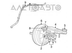 Rezervorul de combustibil pentru Chrysler 200 11-14