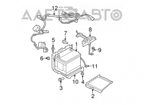 Bornele bateriei asamblate Chrysler 200 11-14