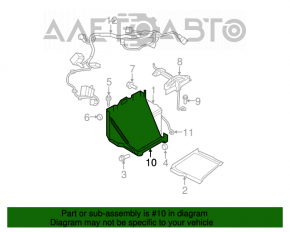 Capacul bateriei Chrysler 200 11-14