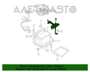 Крепление АКБ Chrysler 200 11-14