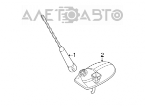 Антенна гнездо Dodge Durango 11-13