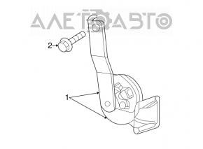 Semnalul de tensiune scăzută Chrysler 200 11-14