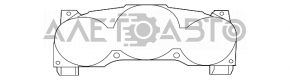 Panoul de instrumente Chrysler 200 11-14 cu display