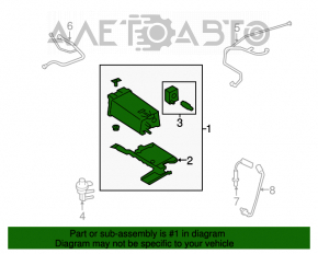 Canistra cu absorbant de cărbune Ford Flex 09-19