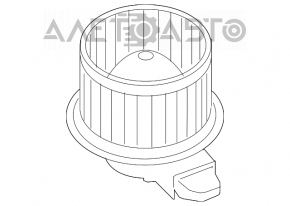 Мотор вентилятор печки Ford Explorer 11-19