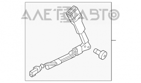 Натяжитель водительского ремня безопасности Ford Explorer 11-12 дорест