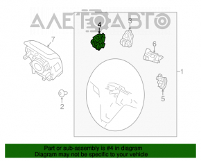 Butoanele de control de pe volanul Ford Explorer 11-15