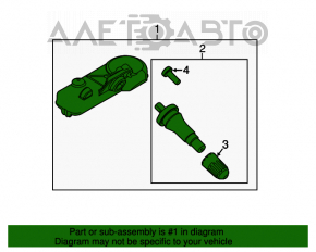 Senzor de presiune a roților 433mhz Ford Explorer 11-19