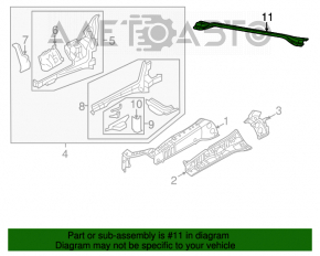 Bara de protecție pentru amortizoarele față Ford Flex 09-19