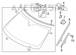 Parbriz Ford Explorer 11-19 cu senzor de ploaie